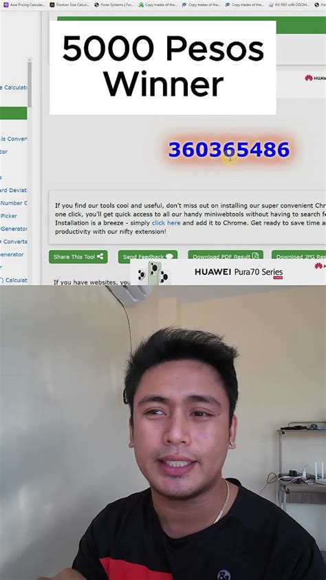 Quick Respond, Quick Reward! Winner of 15,000 pesos na si .
